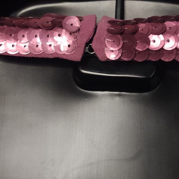 Elegant express Pink Sequin Halter Dress - Picture 8 of 10